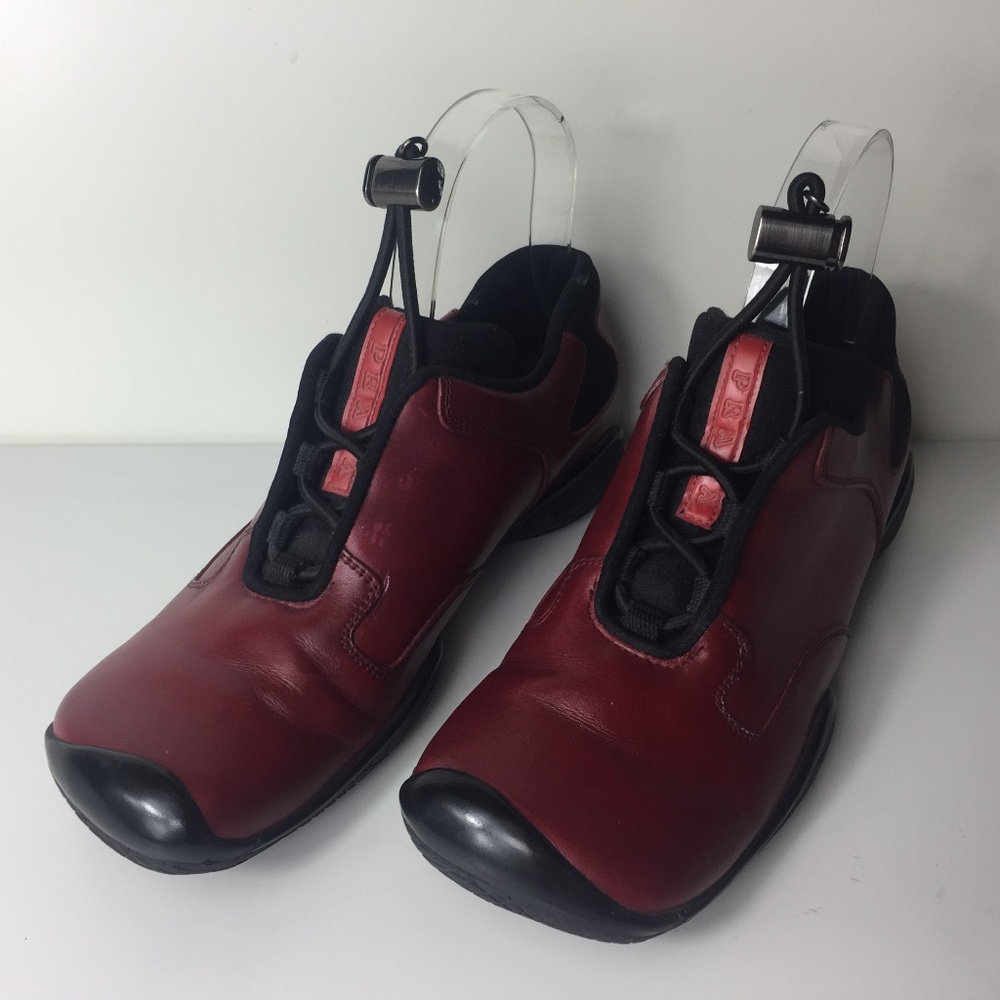 PRADA RED WOMEN'S SHOES SIZE 36.5  US 5.5  STOCK #88